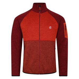 Dare 2B Mens Torrek Fleece Top / Syrah Red/Cinnamon